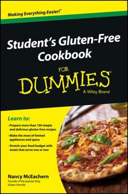 Student's Gluten-Free Cookbook For Dummies book cover