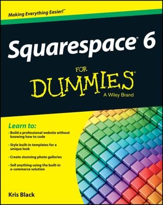 Squarespace 6 For Dummies book cover