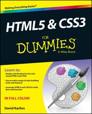 HTML5 & CSS3 For Dummies book cover