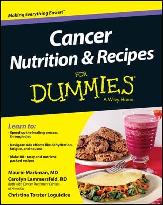 Cancer Nutrition and Recipes For Dummies book cover