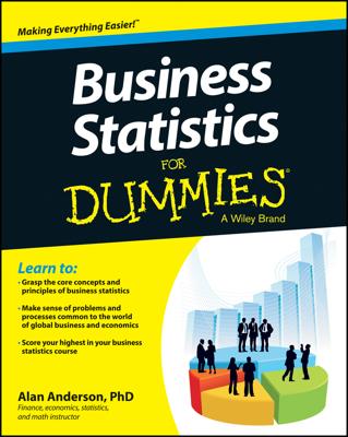 Business Statistics For Dummies book cover