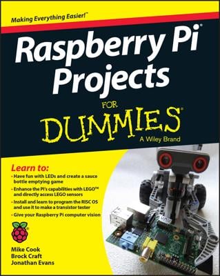 Raspberry Pi Projects For Dummies book cover