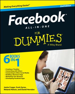 Facebook All-in-One For Dummies book cover