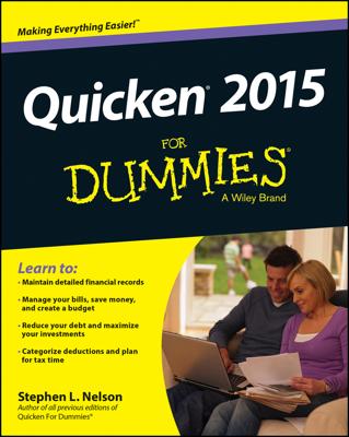 Quicken 2015 For Dummies book cover
