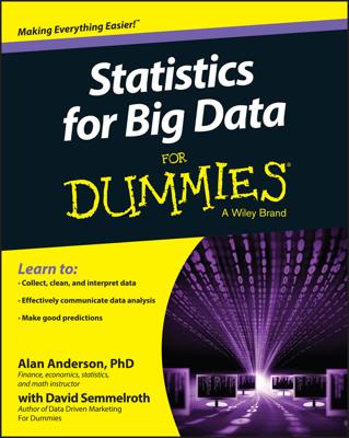 Statistics for Big Data For Dummies book cover