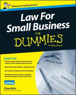 Law for Small Business For Dummies - UK book cover