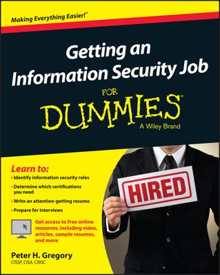 Getting an Information Security Job For Dummies book cover