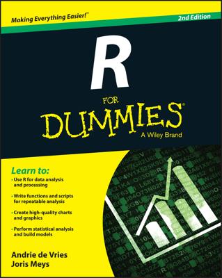 R For Dummies book cover