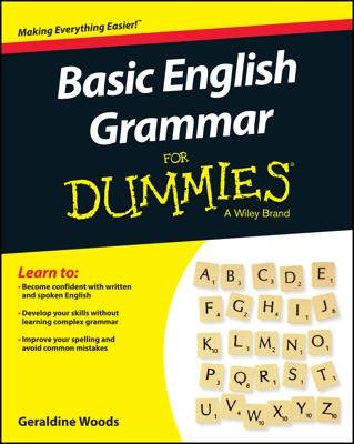 Basic English Grammar For Dummies - US book cover