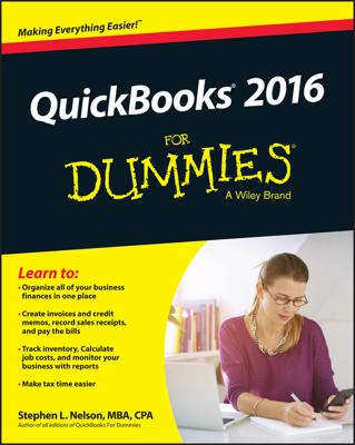 QuickBooks 2016 For Dummies book cover