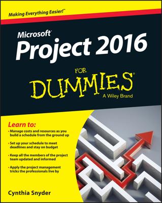 Project 2016 For Dummies book cover