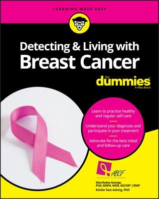 Detecting & Living with Breast Cancer For Dummies book cover