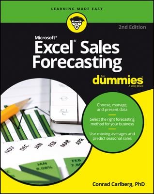 Excel Sales Forecasting For Dummies book cover