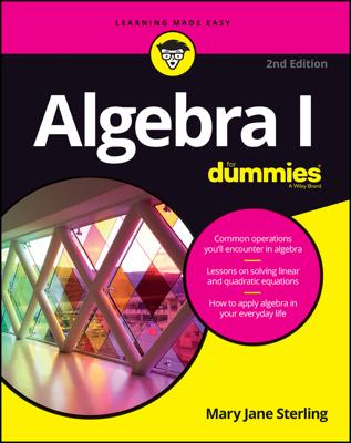 book cover Algebra I for Dummies