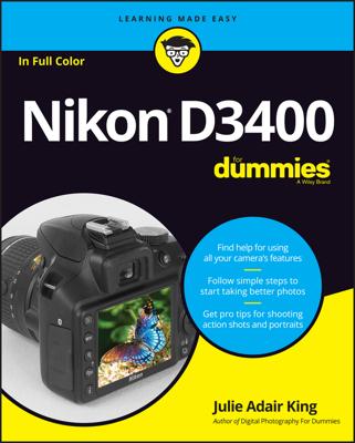 Nikon D3400 For Dummies book cover