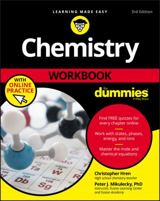 Chemistry Workbook For Dummies with Online Practice book cover