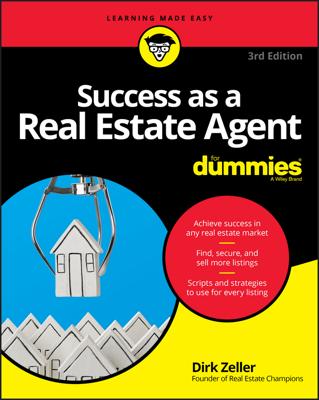 Success as a Real Estate Agent For Dummies book cover