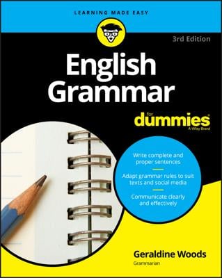 English Grammar For Dummies book cover