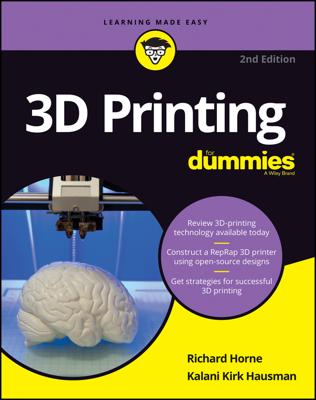 3D Printing For Dummies book cover
