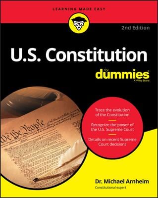 U.S. Constitution For Dummies book cover