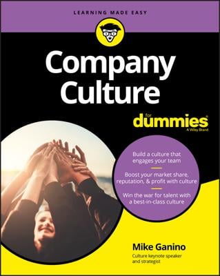 Company Culture For Dummies book cover