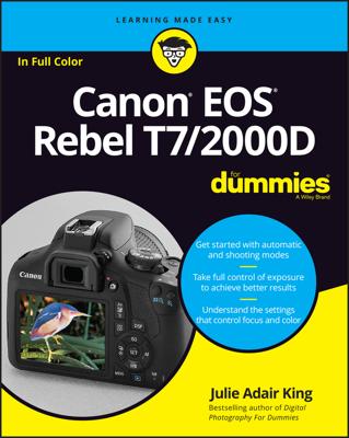 Canon EOS Rebel T7/2000D For Dummies book cover