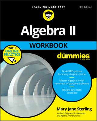 Algebra II Workbook For Dummies book cover