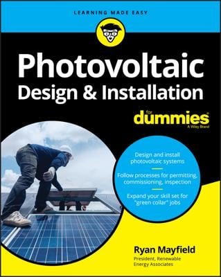 Photovoltaic Design & Installation For Dummies book cover