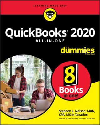 QuickBooks 2020 All-in-One For Dummies book cover