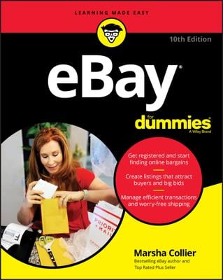 eBay For Dummies, (Updated for 2020) book cover