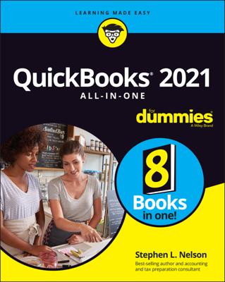 QuickBooks 2021 All-in-One For Dummies book cover