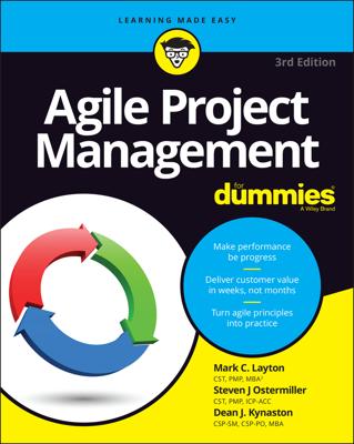 Agile Project Management For Dummies book cover
