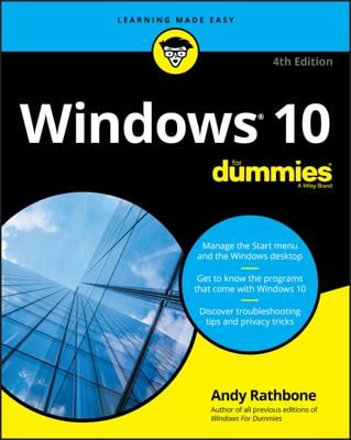 Windows 10 For Dummies book cover