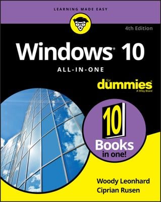 Windows 10 All-in-One For Dummies book cover