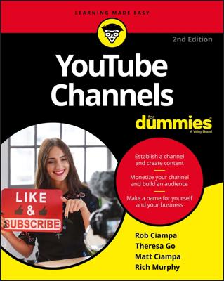 YouTube Channels For Dummies book cover