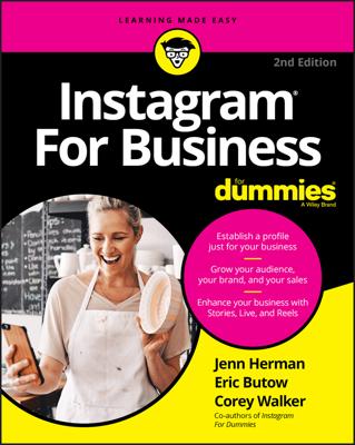 Instagram For Business For Dummies book cover