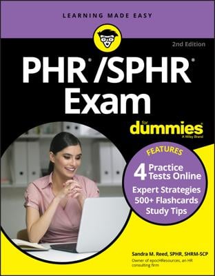 PHR/SPHR Exam For Dummies with Online Practice book cover