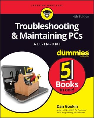 Troubleshooting & Maintaining PCs All-in-One For Dummies book cover