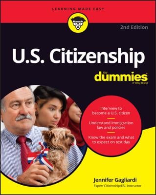 U.S. Citizenship For Dummies book cover