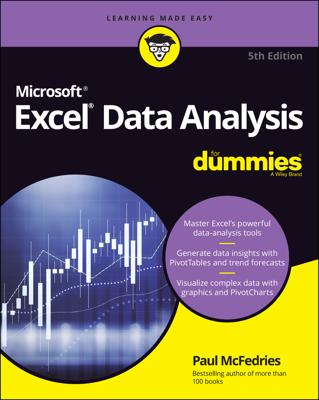 Excel Data Analysis For Dummies book cover