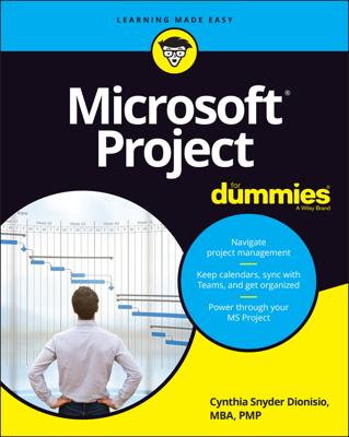 Microsoft Project For Dummies book cover