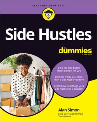 Side Hustles For Dummies book cover