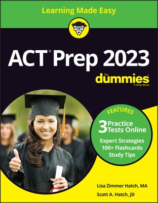 ACT Prep 2023 For Dummies with Online Practice book cover