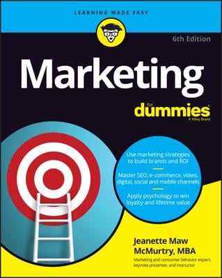 Marketing For Dummies book cover