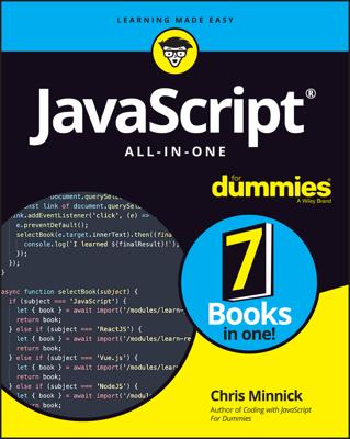 JavaScript All-in-One For Dummies book cover