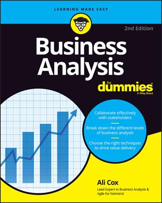 Business Analysis For Dummies book cover