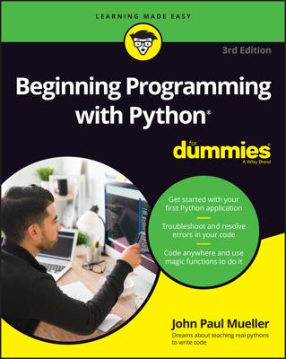 Beginning Programming with Python For Dummies book cover