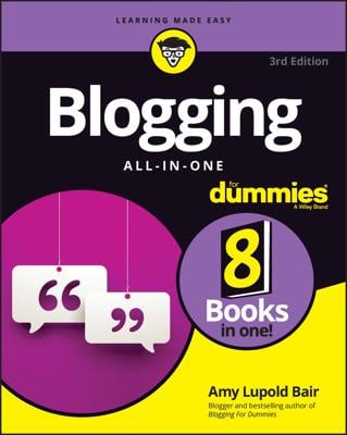 Blogging All-in-One For Dummies book cover