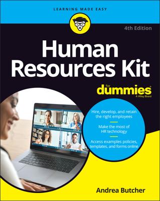 Human Resources Kit For Dummies book cover