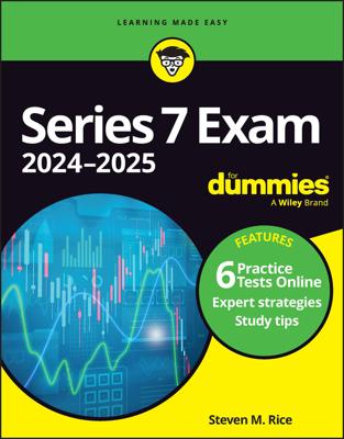 Series 7 Exam 2024-2025 For Dummies (+ 6 Practice Tests Online) book cover